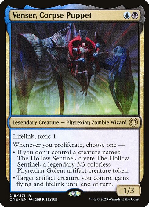 Venser, Corpse Puppet - Phyrexia: All Will Be One - 219