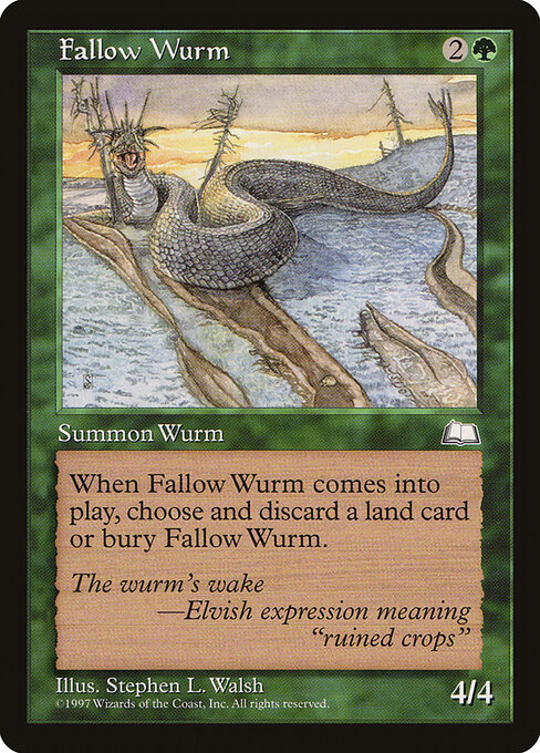 Fallow Wurm - Weatherlight - 126
