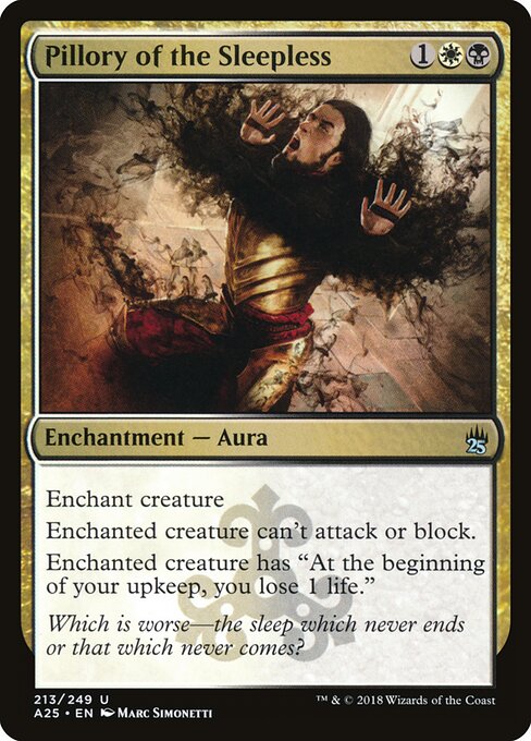 Pillory of the Sleepless - Masters 25 - 213