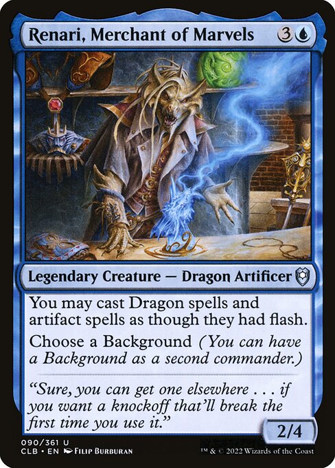 Renari, Merchant of Marvels - Commander Legends: Battle for Baldur's Gate - 90