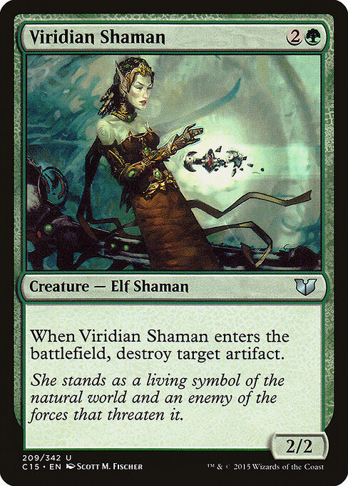Viridian Shaman - Commander 2015 - 209