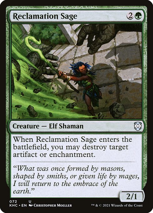 Reclamation Sage - Kaldheim Commander - 72