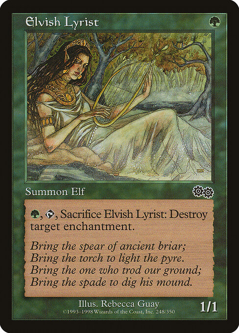 Elvish Lyrist - Urza's Saga - 248
