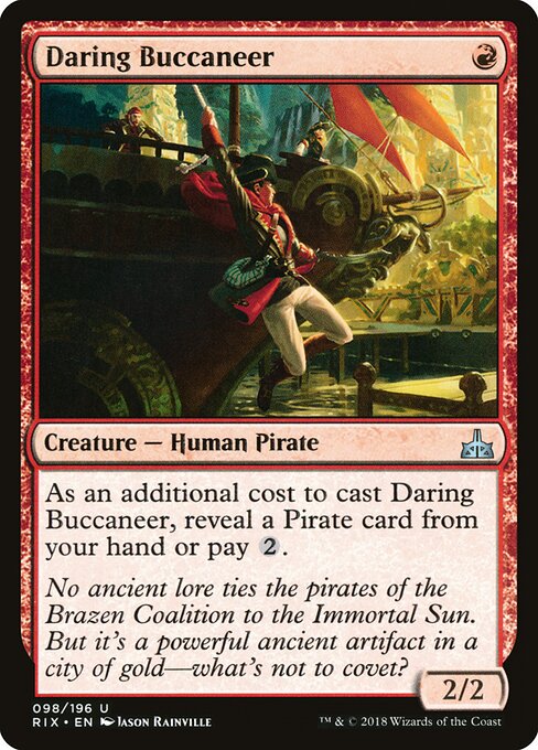 Daring Buccaneer - Rivals of Ixalan - 98