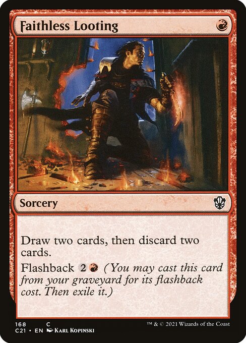 Faithless Looting - Commander 2021 - 168