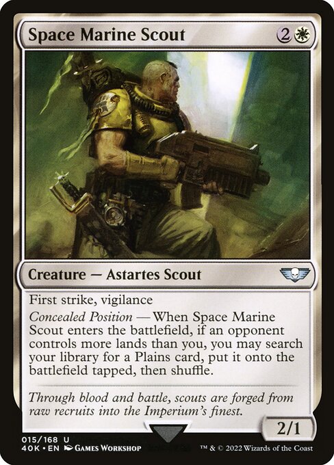 Space Marine Scout - Warhammer 40,000 Commander - 15