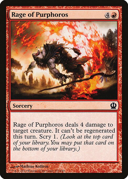 Rage of Purphoros - Theros - 137
