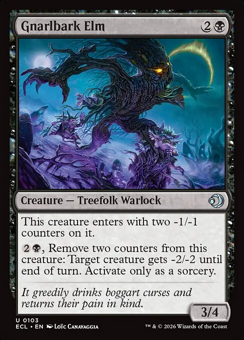 Gnarlbark Elm - Lorwyn Eclipsed - 103