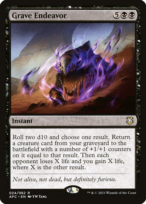 Grave Endeavor - Forgotten Realms Commander - 24