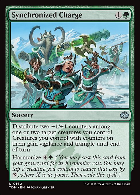 Synchronized Charge - Tarkir: Dragonstorm - 162