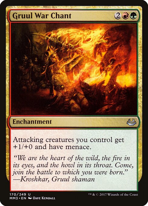 Gruul War Chant - Modern Masters 2017 - 170