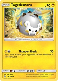 Togedemaru - 74/236 - SM - Cosmic Eclipse - 74/236