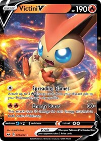 Victini V - SWSH01: Sword & Shield Base Set - 025/202