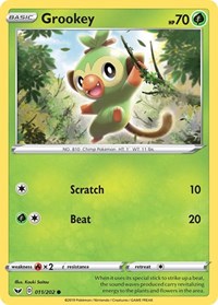 Grookey (011) - SWSH01: Sword & Shield Base Set - 011/202