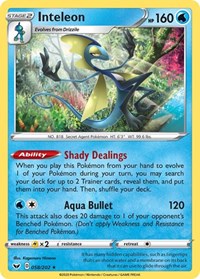 Inteleon (058) - SWSH01: Sword & Shield Base Set - 058/202
