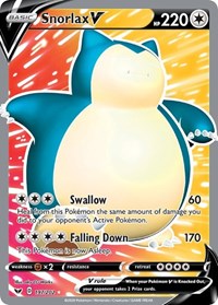 Snorlax V (Full Art) - SWSH01: Sword & Shield Base Set - 197/202