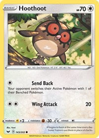 Hoothoot - SWSH01: Sword & Shield Base Set - 143/202