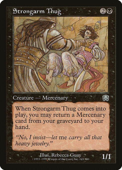 Strongarm Thug - Mercadian Masques - 165