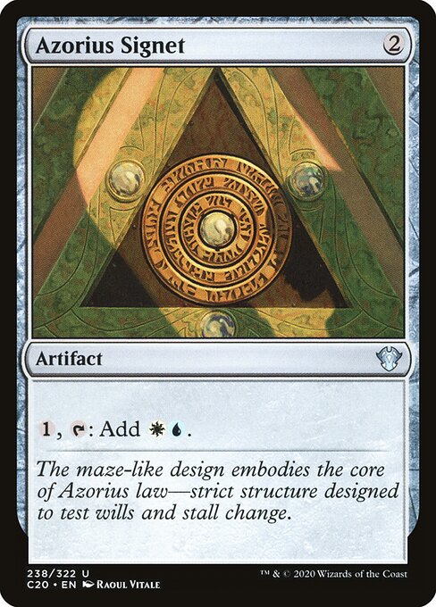 Azorius Signet - Commander 2020 - 238