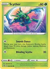 Scyther - SWSH02: Rebel Clash - 004/192