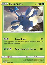 Heracross - SWSH02: Rebel Clash - 006/192