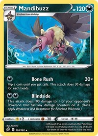Mandibuzz - SWSH02: Rebel Clash - 120/192