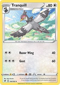 Tranquill - SWSH02: Rebel Clash - 144/192