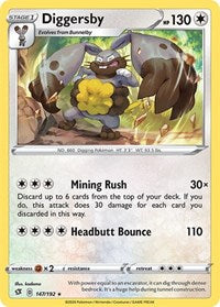 Diggersby - SWSH02: Rebel Clash - 147/192