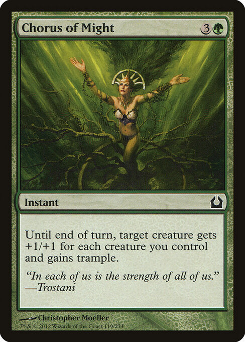 Chorus of Might - Return to Ravnica - 119