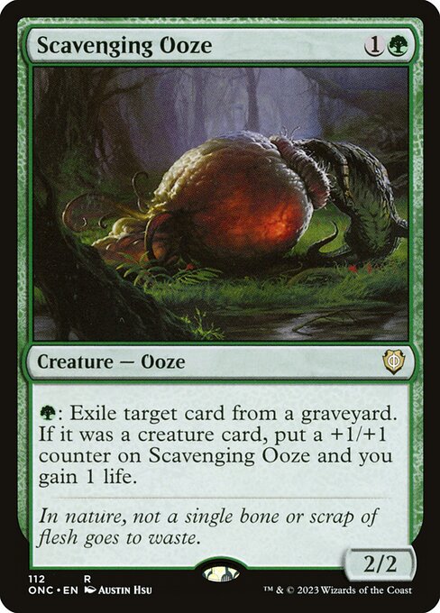 Scavenging Ooze - Phyrexia: All Will Be One Commander - 112