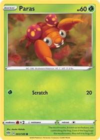 Paras - SWSH03: Darkness Ablaze - 003/189
