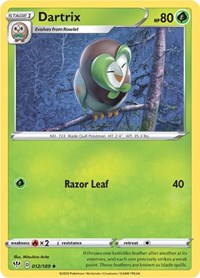 Dartrix - SWSH03: Darkness Ablaze - 012/189