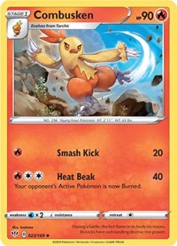 Combusken - SWSH03: Darkness Ablaze - 023/189