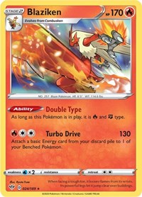 Blaziken - SWSH03: Darkness Ablaze - 024/189