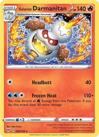 Galarian Darmanitan (28) - SWSH03: Darkness Ablaze - 028/189
