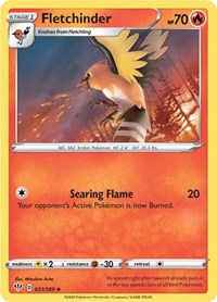 Fletchinder - SWSH03: Darkness Ablaze - 031/189