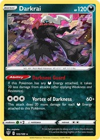 Darkrai - SWSH03: Darkness Ablaze - 105/189
