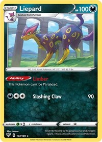 Liepard - SWSH03: Darkness Ablaze - 107/189