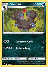 Zweilous - SWSH03: Darkness Ablaze - 109/189