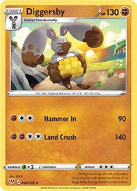 Diggersby - SWSH03: Darkness Ablaze - 096/189