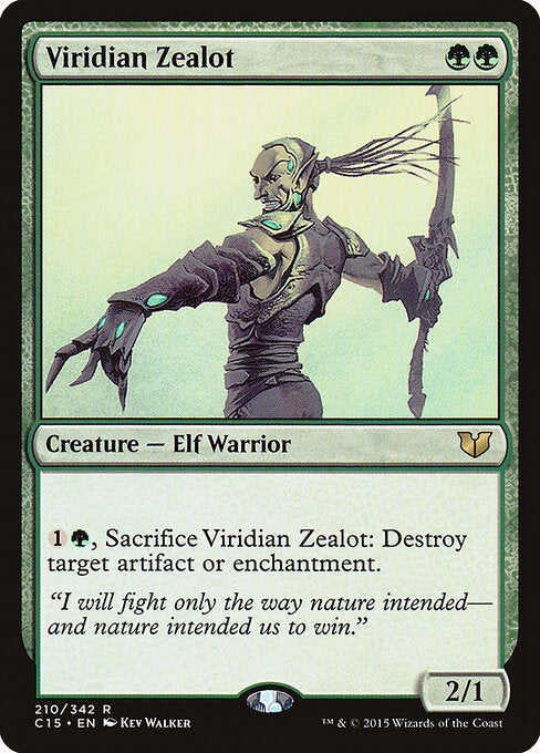 Viridian Zealot - Commander 2015 - 210