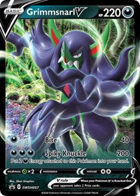 Grimmsnarl V - SWSH057 - SWSH: Sword & Shield Promo Cards - SWSH057