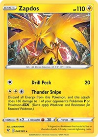 Zapdos - SWSH04: Vivid Voltage - 048/185