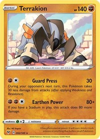 Terrakion - SWSH04: Vivid Voltage - 092/185