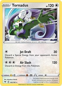 Tornadus - SWSH04: Vivid Voltage - 142/185