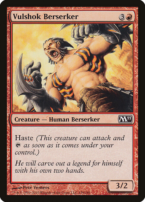 Vulshok Berserker - Magic 2011 - 159