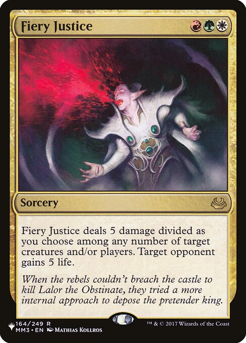 Fiery Justice - The List - MM3-164