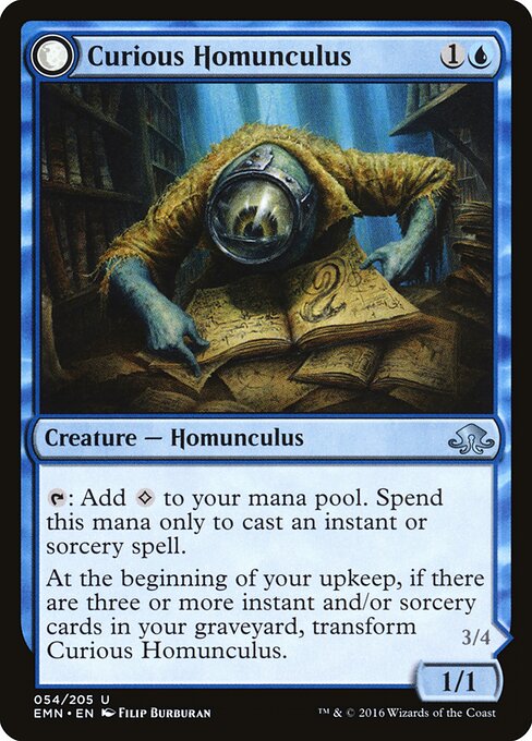 Curious Homunculus // Voracious Reader - Eldritch Moon - 54