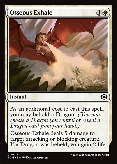 Osseous Exhale - Tarkir: Dragonstorm - 17