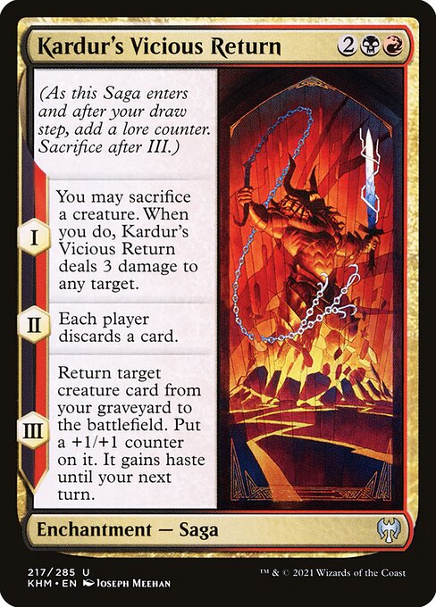 Kardur's Vicious Return - Kaldheim - 217